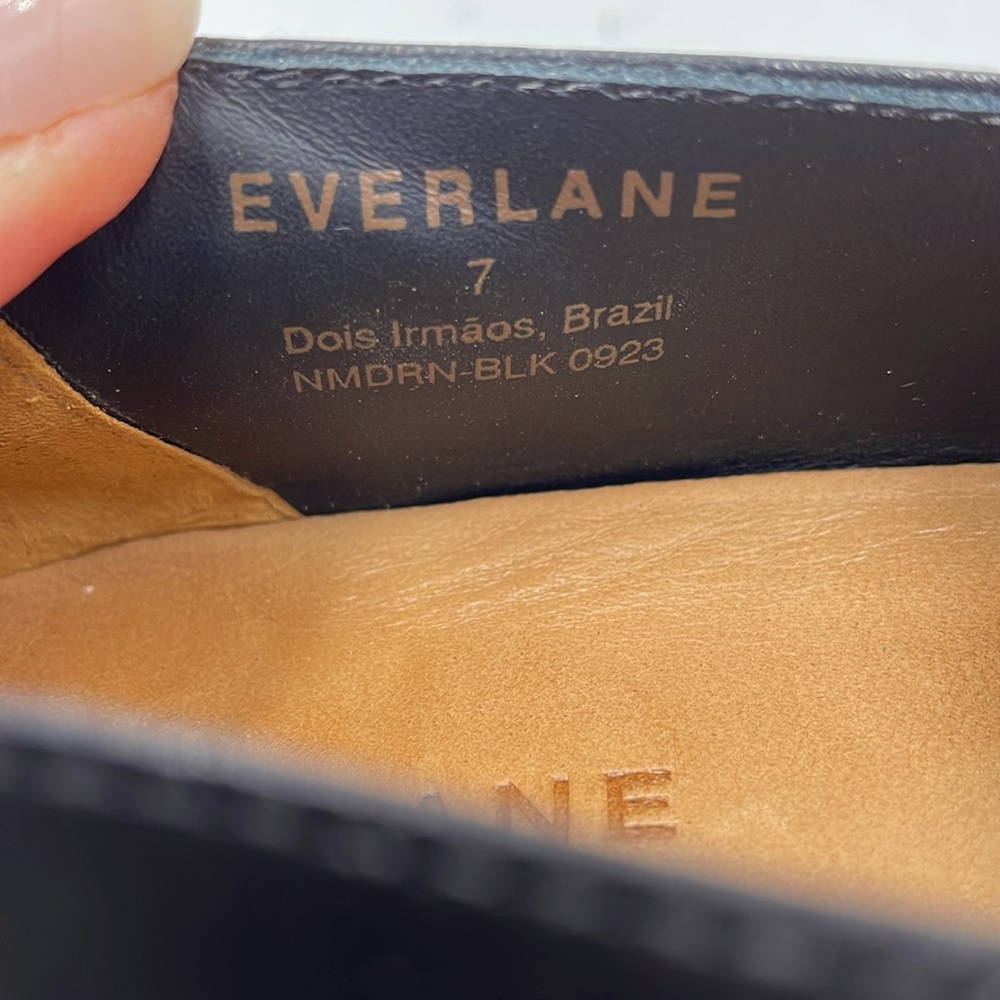 NEW Everlane Black Leather The Modern Loafer in Size 7 - Picture 14 of 14